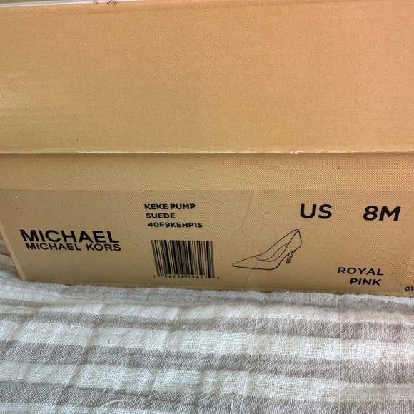 Michael Kors Keke Pumps Pink Suede size 8 - Picture 5 of 5